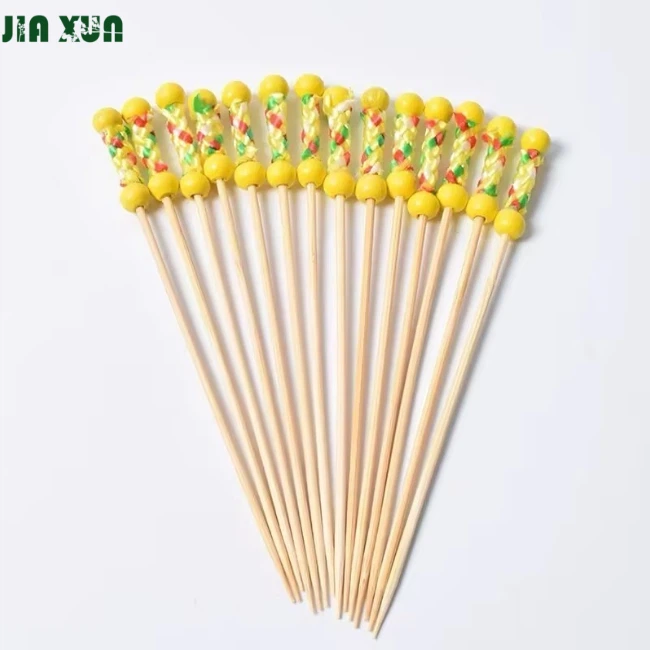 Premium quality bamboo cocktail picks factory direct bulk supply for hospitality