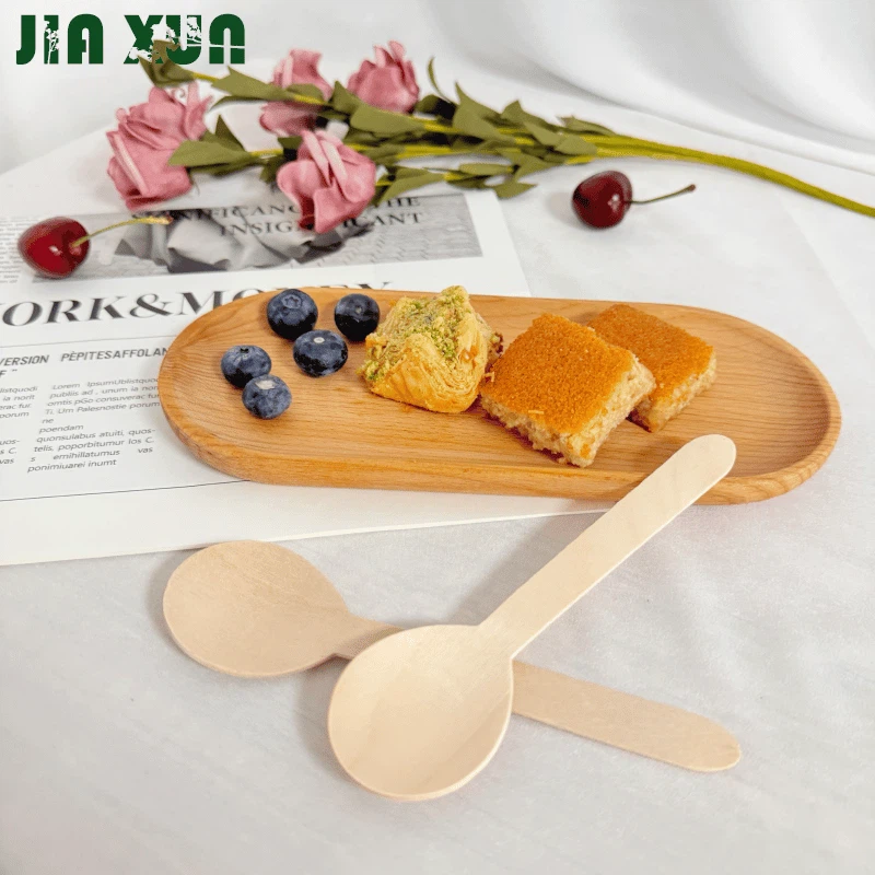 disposable wooden soup spoons