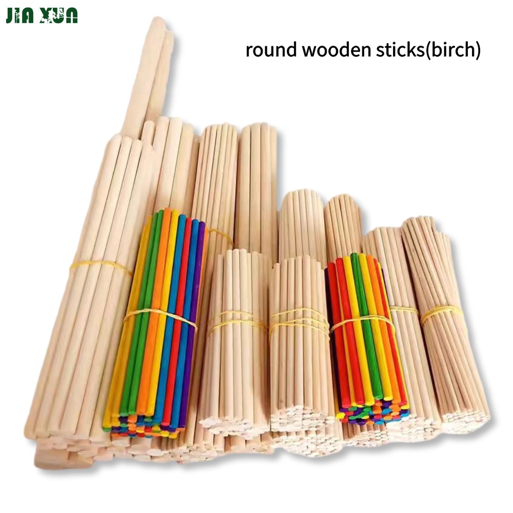 Round Wooden Sticks