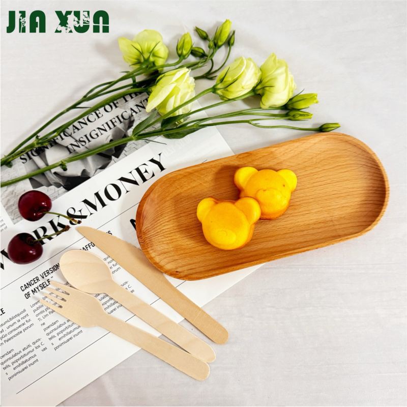 Wood Spoon Fork Knife